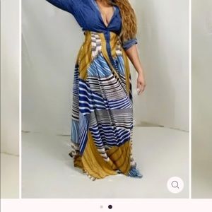 Goodtime USA, long sleeve, top portion in cotton, polyester bottom.